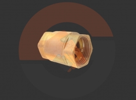 Brass Spring Loaded Check Valve F x F (Female Threaded Ends)